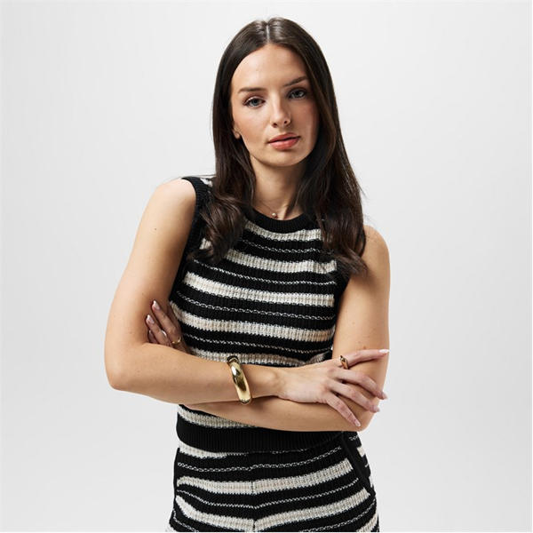 Jack Wills Tank Carbon Stripe