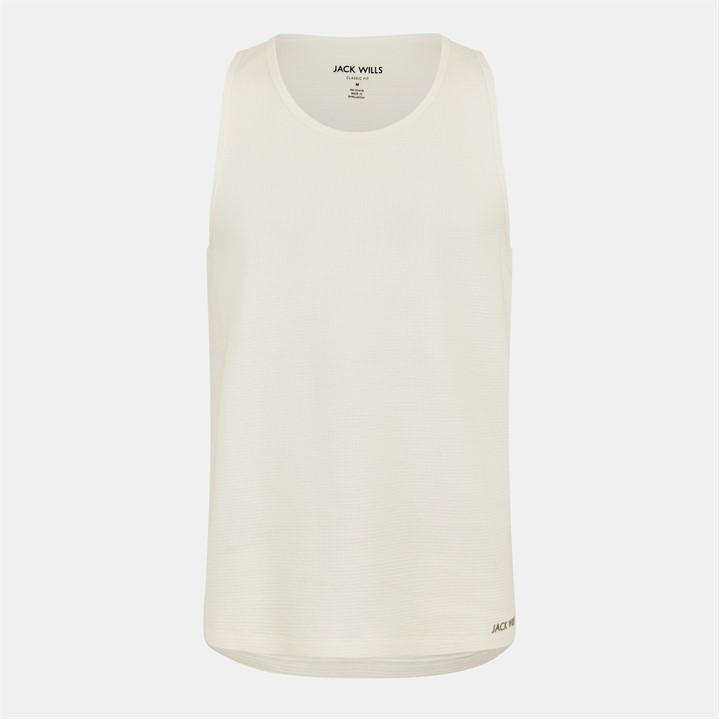 Jack Wills Texture Vest Sn53 Bone