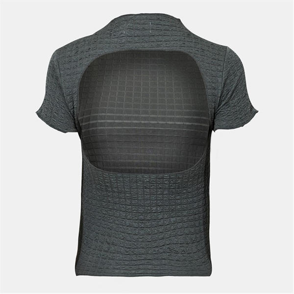 Jack Wills Textured Open Back Top Muted Khaki