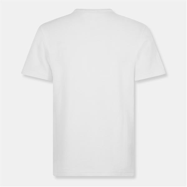 Jack Wills Textured T Shirt Bone White