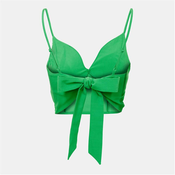 Jack Wills Tie Back Top Green