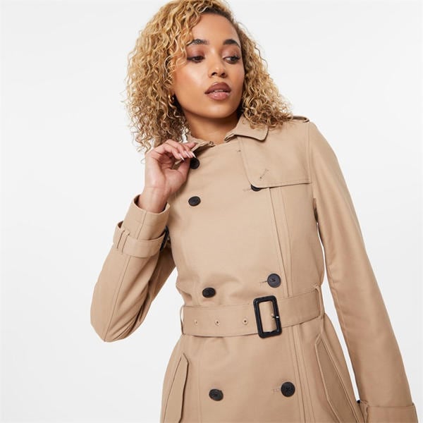 Jack Wills Trench Coat Womens Stone