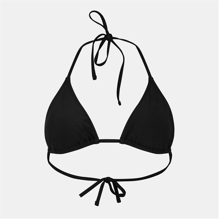 Jack Wills Triangle Bikini Top Black