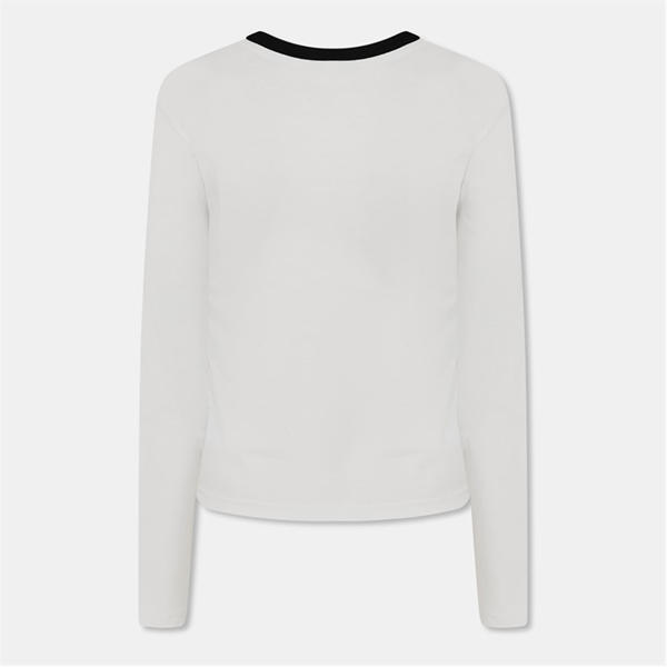 Jack Wills Trinkey Long Sleeve Ringer T Shirt White