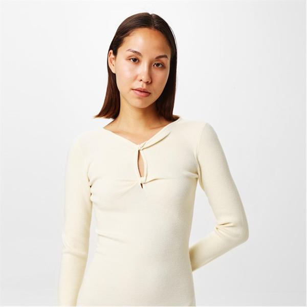 Jack Wills Twist Mini Dress Vintage White