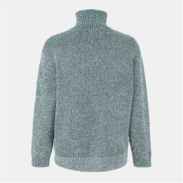 Jack Wills Two Tone Quarter Zip Jumper Evergreen