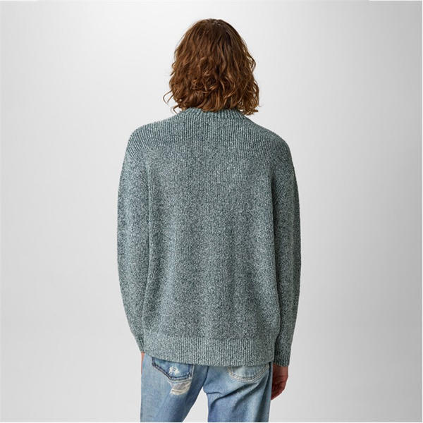 Jack Wills Two Tone Quarter Zip Jumper Evergreen