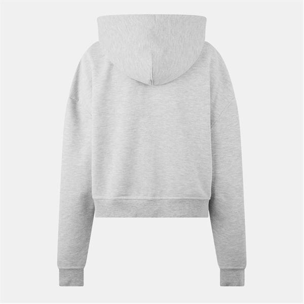 Jack Wills Two Way Zip Hoodie Grey Marl