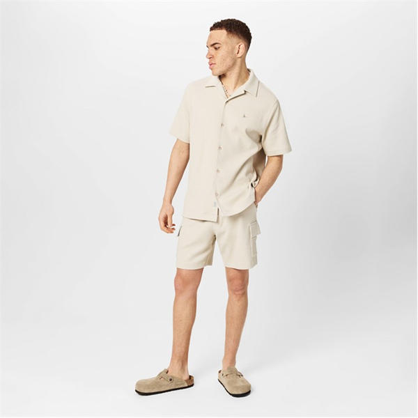 Jack Wills Txtr Cargo Short Sn53 Putty