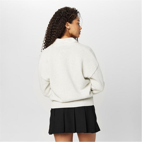 Jack Wills V Neck Cardigan Light Heather