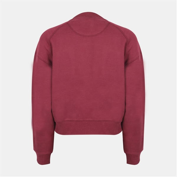 Jack Wills Varsity Crew Ld54 Burgundy