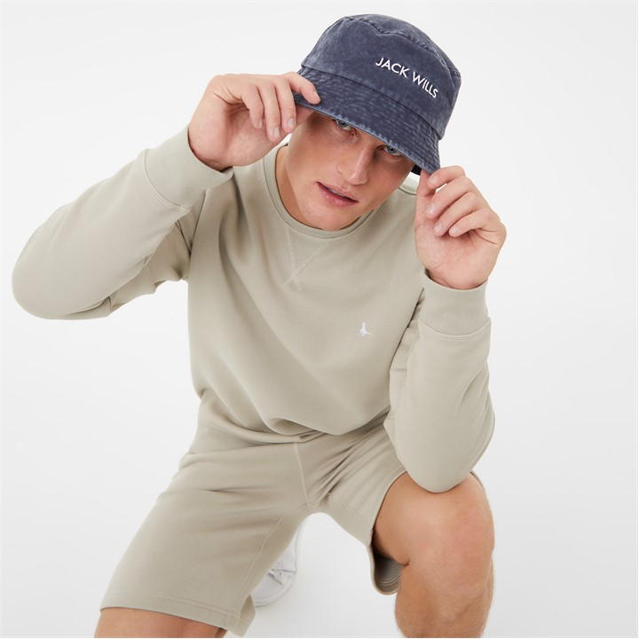 Jack Wills Vintage Bucket Hat Indigo