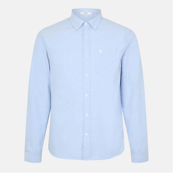 Jack Wills Wadsworth Oxford Shirt Mens Sky Blue