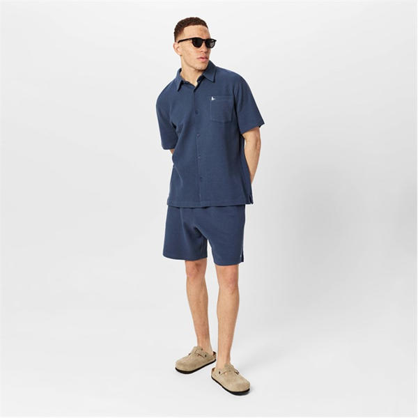 Jack Wills Waffle Shirt Night Sky