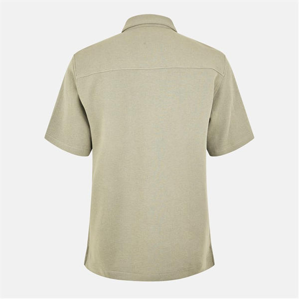 Jack Wills Waffle Shirt Silver Sage
