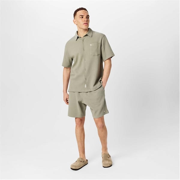 Jack Wills Waffle Short Sn52 Silver Sage