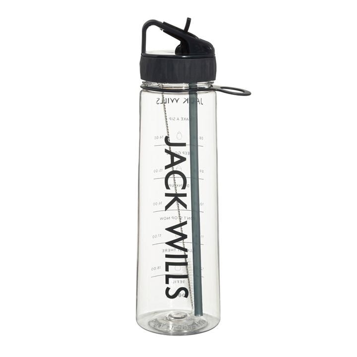 Jack Wills Water Bottle Clear New Logo