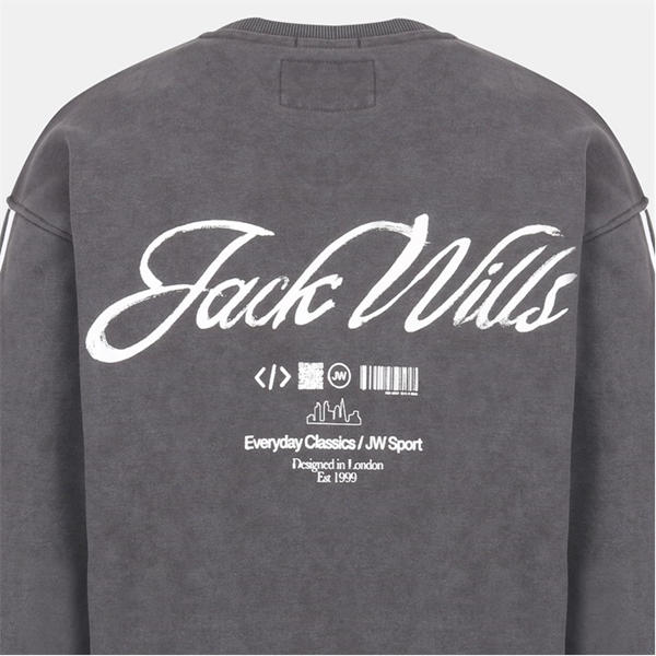 Jack Wills Watercolour Crew Sn54 Iron