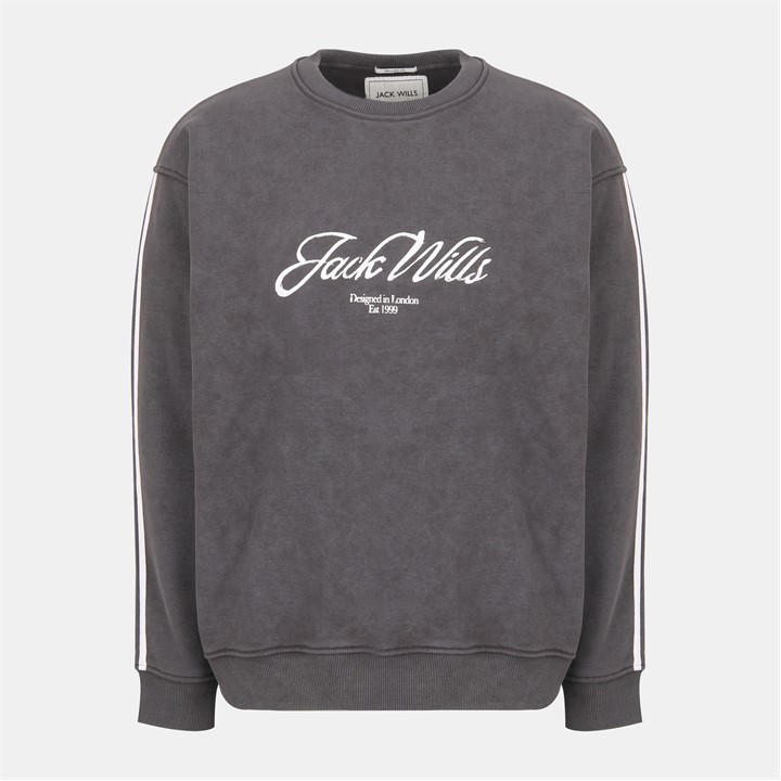 Jack Wills Watercolour Crew Sn54 Iron