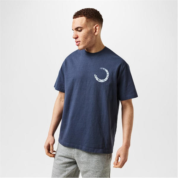Jack Wills Watercolour T Shirt Night Sky