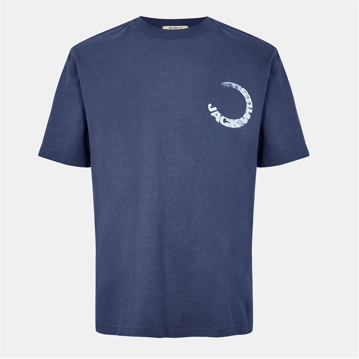 Jack Wills Watercolour T shirt Night Sky