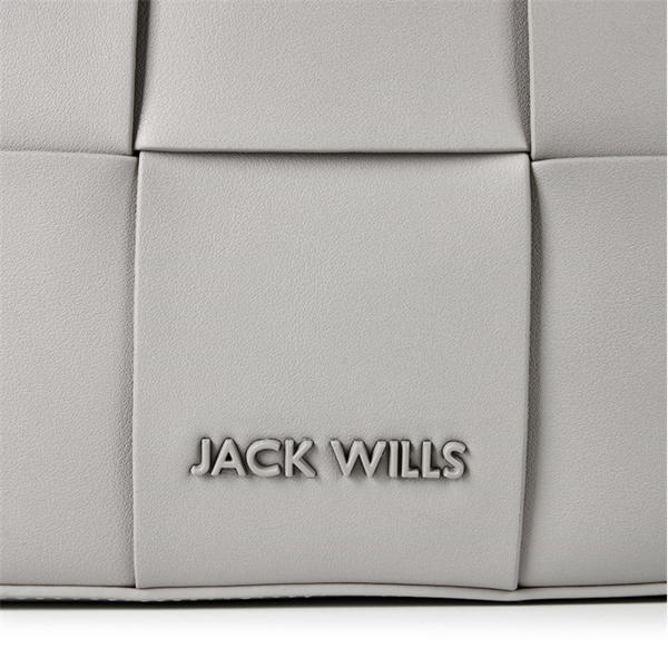 Jack Wills Weave Camera Bag Grey