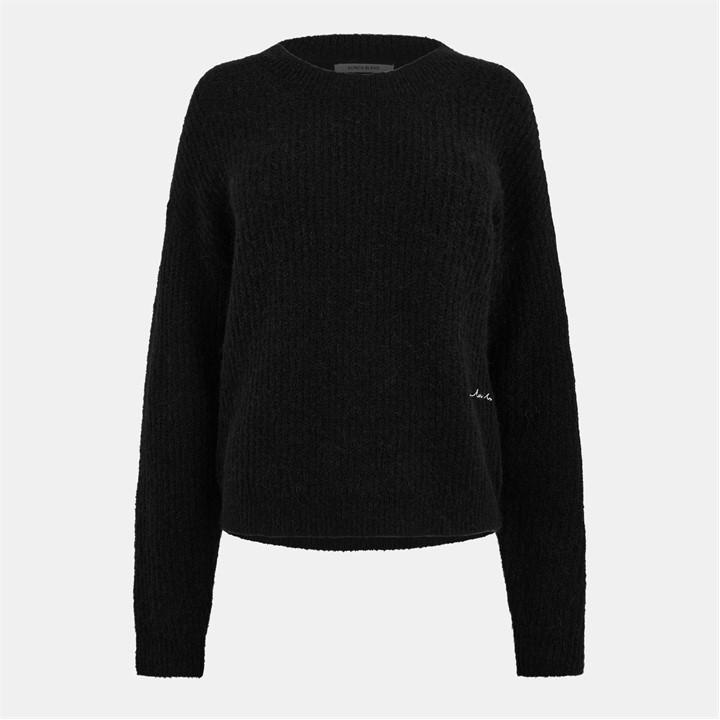Jack Wills Wide Neck Jumper Black