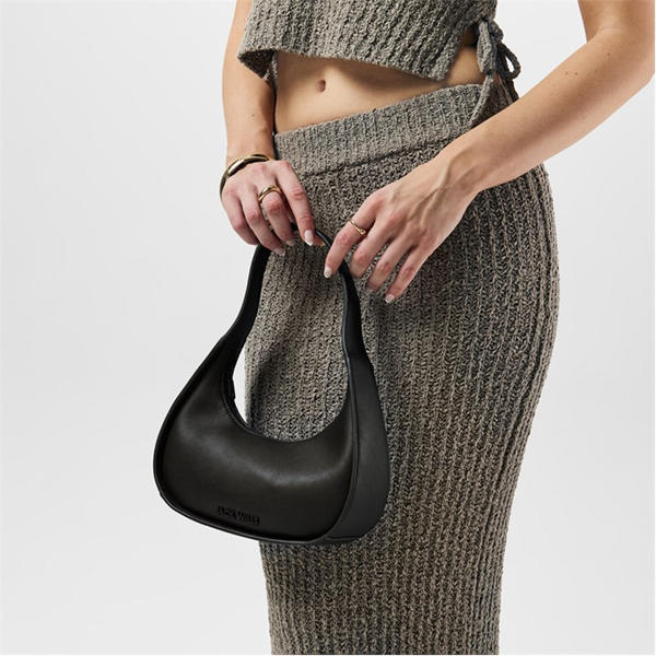 Jack Wills Wide Strap Shoulder Bag Black