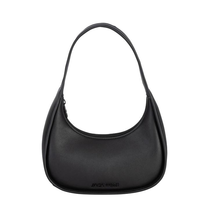 Jack Wills Wide Strap Shoulder Bag Black