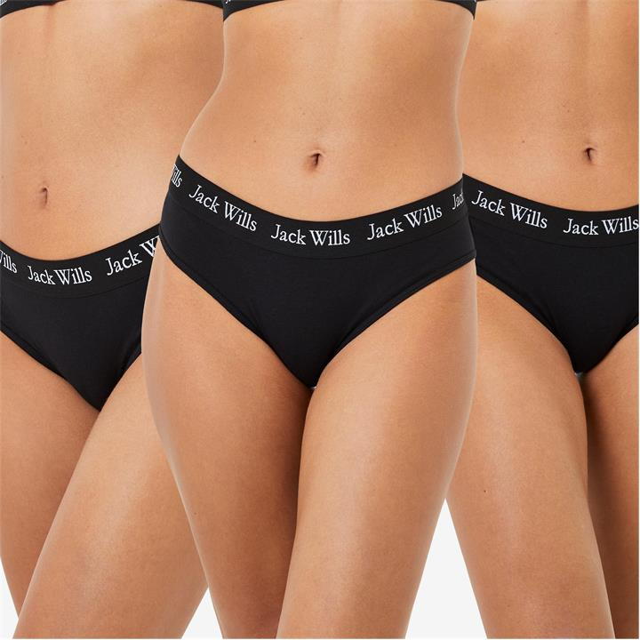 Jack Wills Wilden Multipack Boy Pants 3 Pack Black