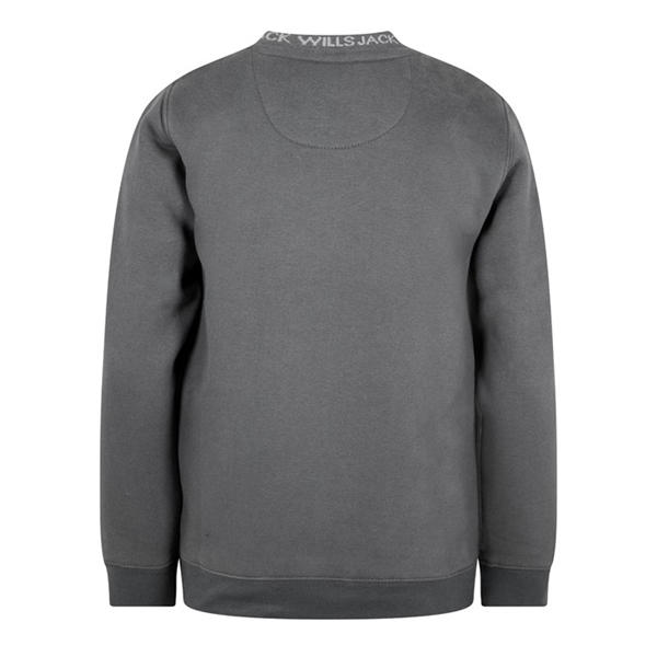 Jack Wills Wills Junior Jacquard Crew Slate