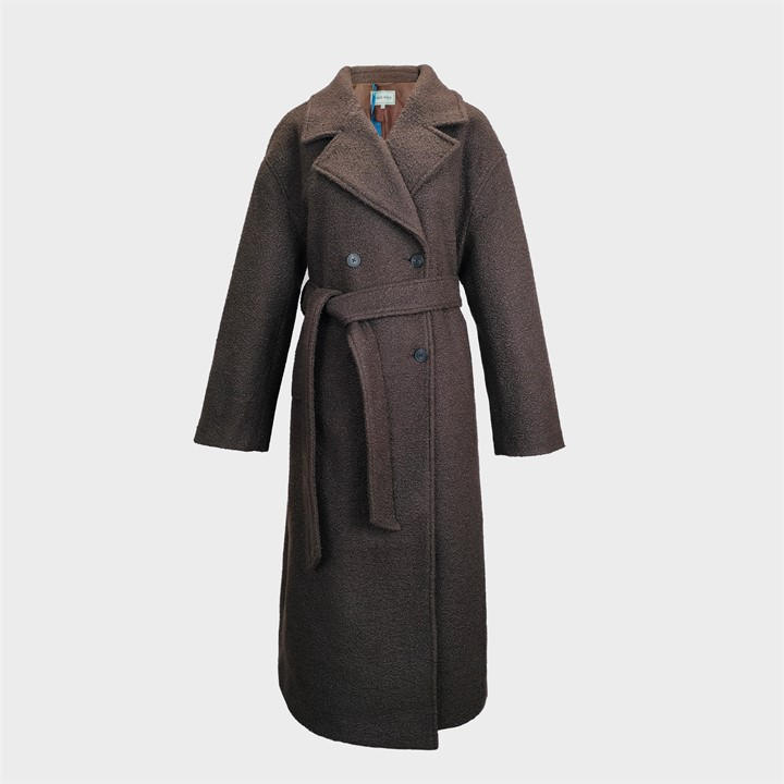 Jack Wills Wool Duster Ld54 Cocoa