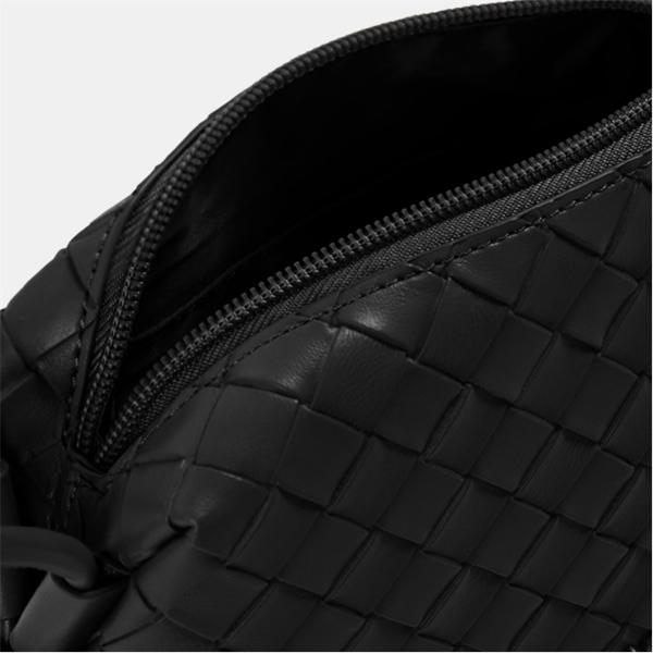 Jack Wills Woven Crossbody Bag Black