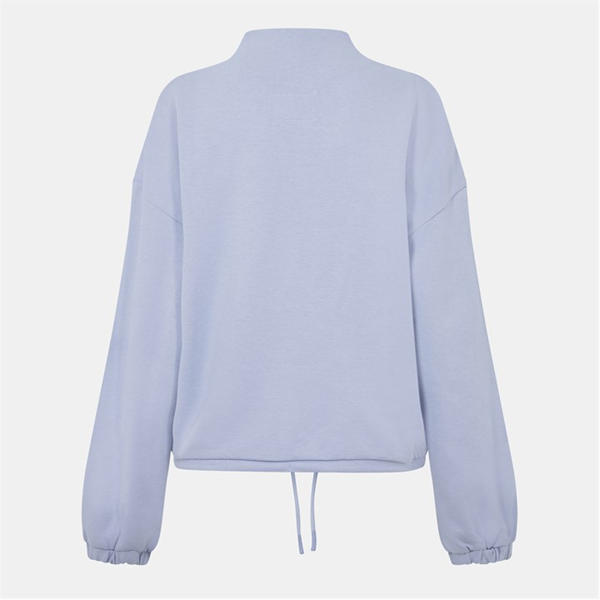 Jack Wills Zip Through Funnel Sweat Soft Blue