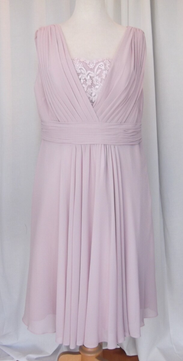 jacques vert BRAND NEW WITH TAGS CLOVER PINK PLEATED CREPE CHIFFON COCKTAIL DRESS BEADED LACE MODESTY VEST CREPE CHIFFON SKIRT