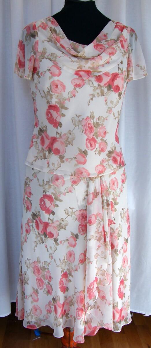 Jacques Vert EUCALYPTUS & CAMELIA RANGE IVORY CHIFFON PINK ROSE PRINT SKIRT & TOP CAMELIA ROSE PINK JACKET