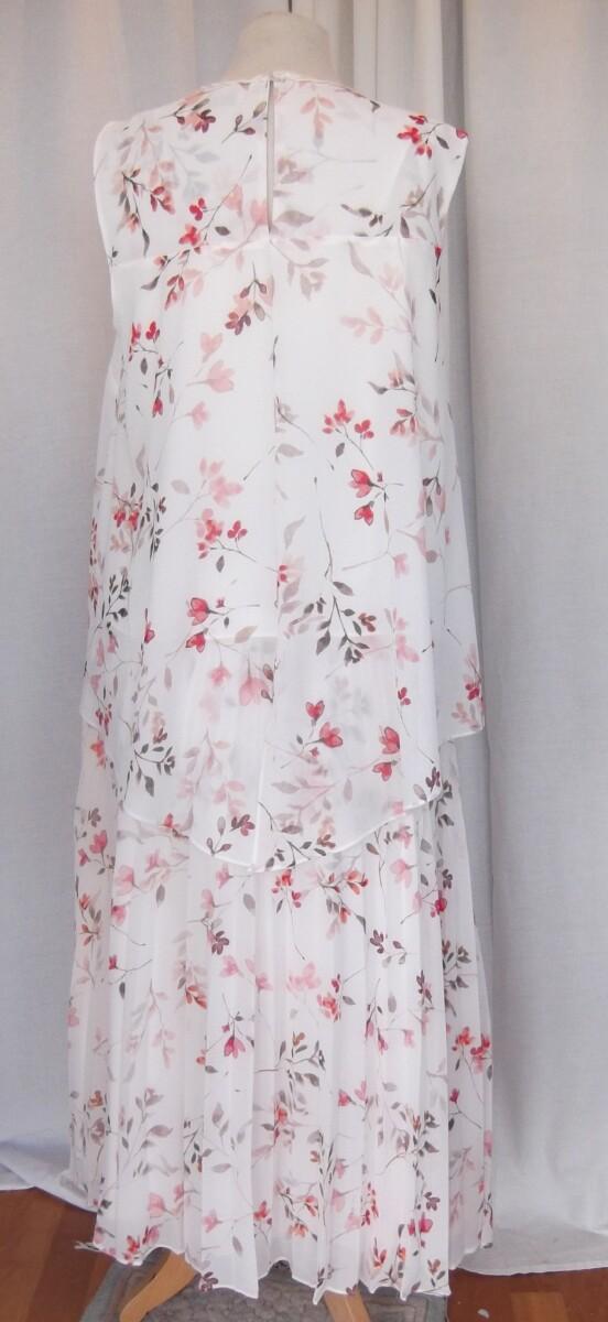 Jacques Vert JACQUES VERT COLLECTION OSAKA RANGE PLEATED SKIRT & SLEEVELESS CREPE CHIFFON TOP CUT HI/LO