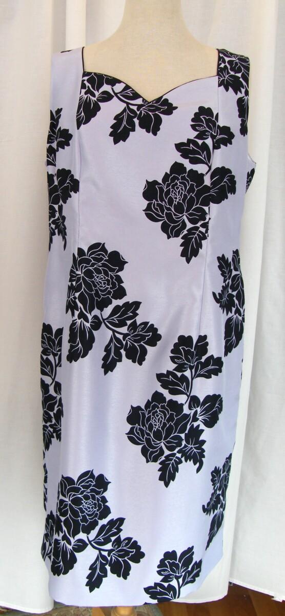 Jacques Vert LILAC SHANTUNG SHIFT DRESS NAVY ROSE HEAD PRINT & LILAC SHANTUNG JACKET NAVY PIPING