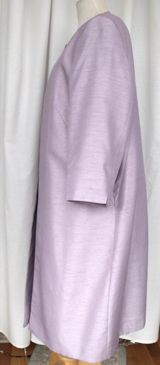 Jacques Vert MAUVE OPULENT LACE DRESS WITH 3D EFFECT MATCHING MID MAUVE SHANTUNG COAT