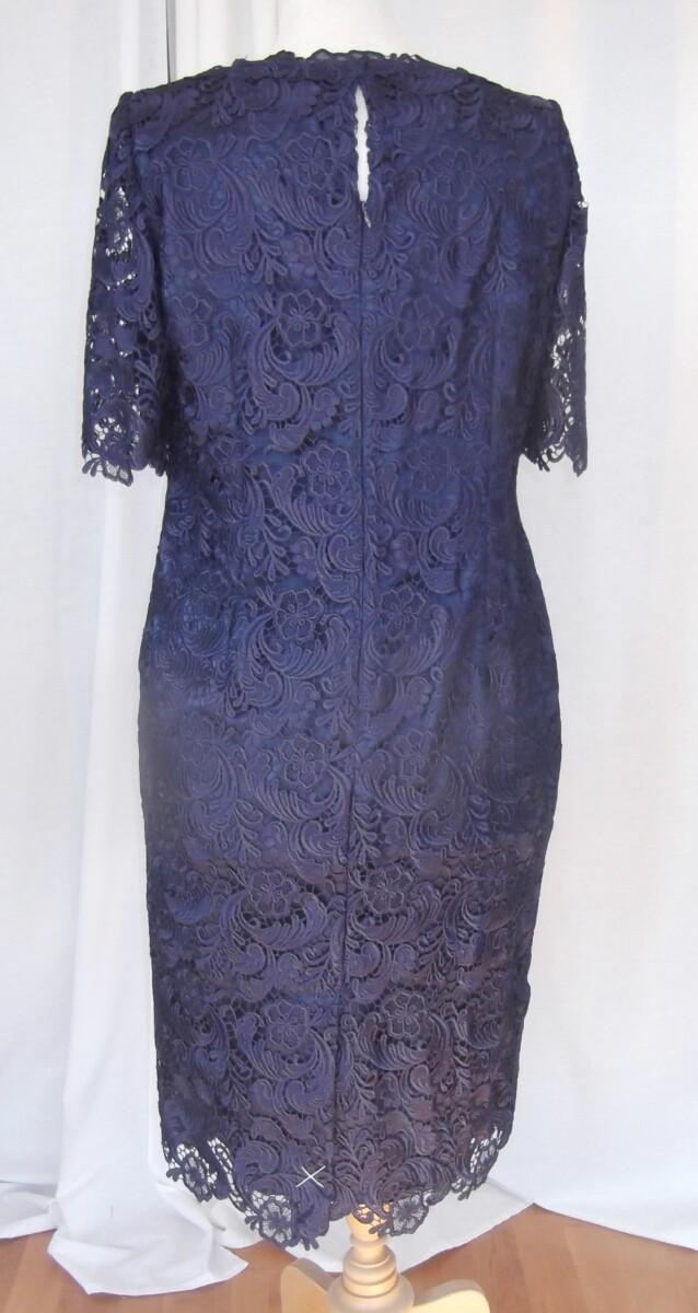 Jacques Vert NEW DAMSON RANGE PURPLE OPULENT LACE SHIFT DRESS & DAMSON PURPLE SHANTUNG JACKET