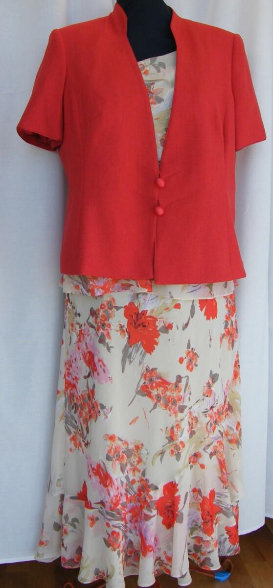 jacques vert PIMENTO RANGE IVORY CHIFFON SKIRT & TOP PIMENTO RED PRINT & PIMENTO RED SHORT SLEEVED JACKET jacques vert PIMENTO RANGE IVORY CHIFFON SKIRT & TOP PIMENTO RED PRINT & PIMENTO RED SHORT SLEEVED JACKET