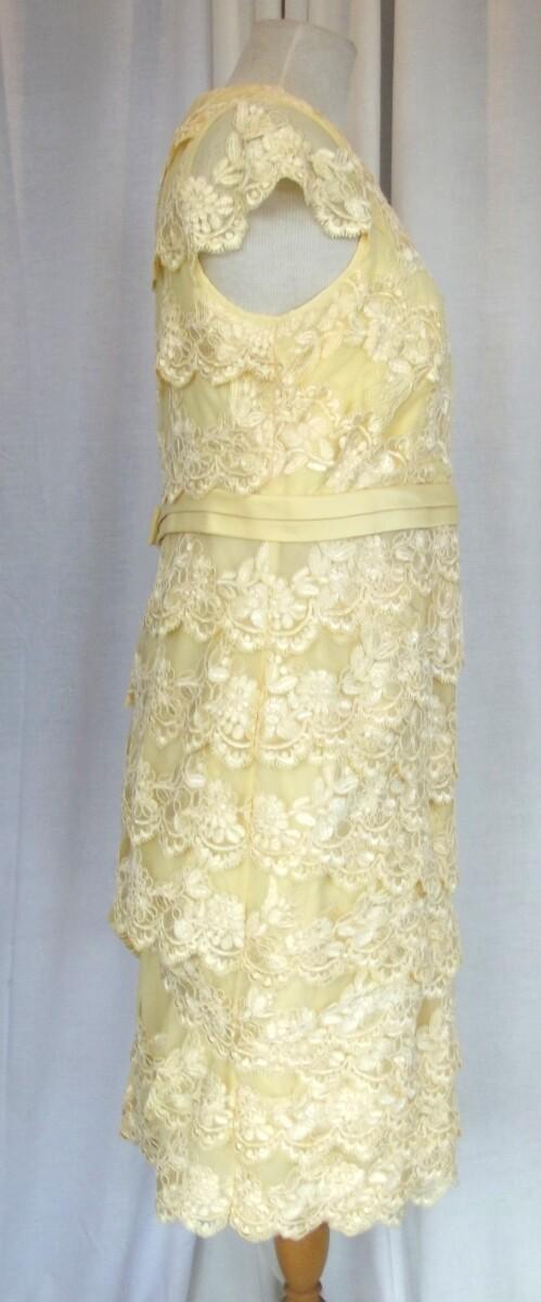 Jacques Vert PRIMROSE YELLOW OPULENT LACE DRESS & PRIMROSE YELLOW SHANTUNG JACKET