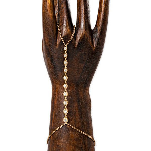 jacquie aiche 10 Graduated Sophia Diamond Finger Bracelet