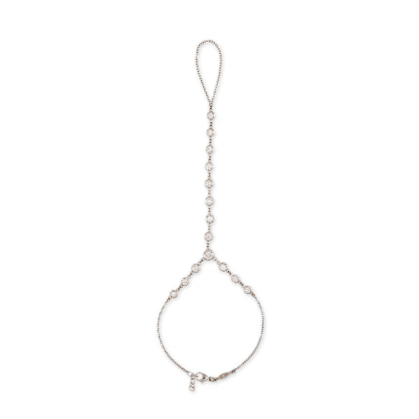 Jacquie Aiche 15 Graduated Sophia Diamond Finger Bracelet