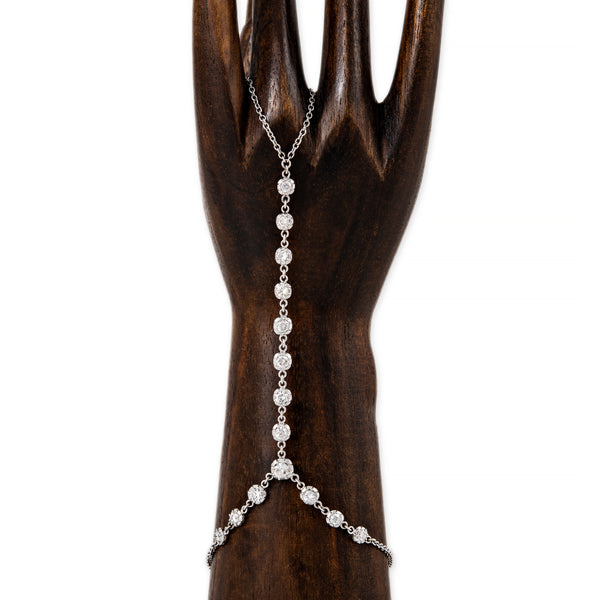 jacquie aiche 15 Graduated Sophia Diamond Finger Bracelet