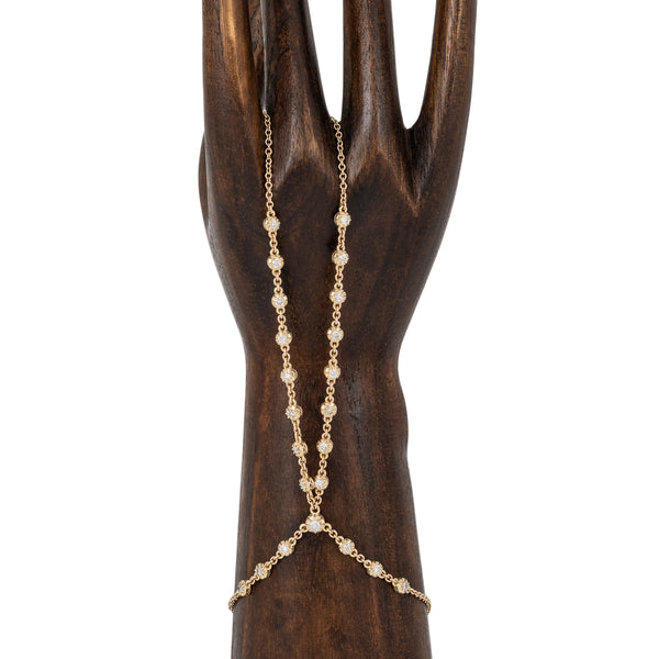 jacquie aiche 23 Sophia Diamond Double Stem Finger Bracelet