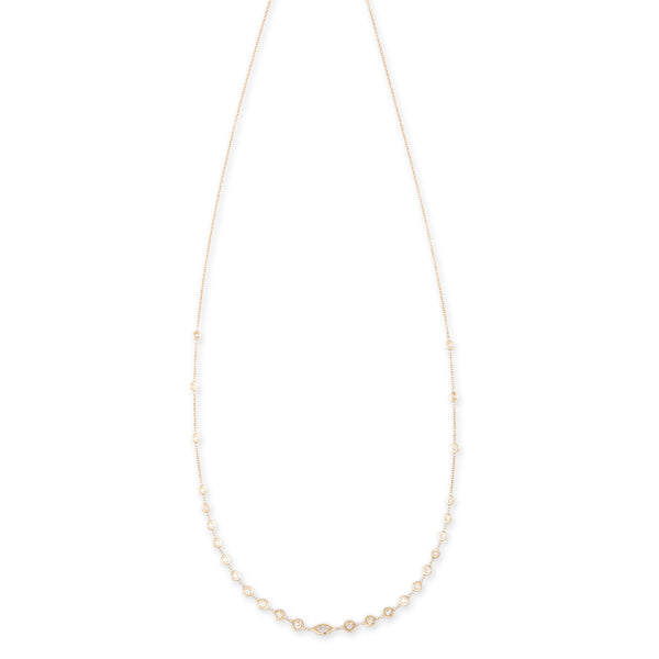 jacquie aiche 26 Round + Marquise Diamond Belly Chain