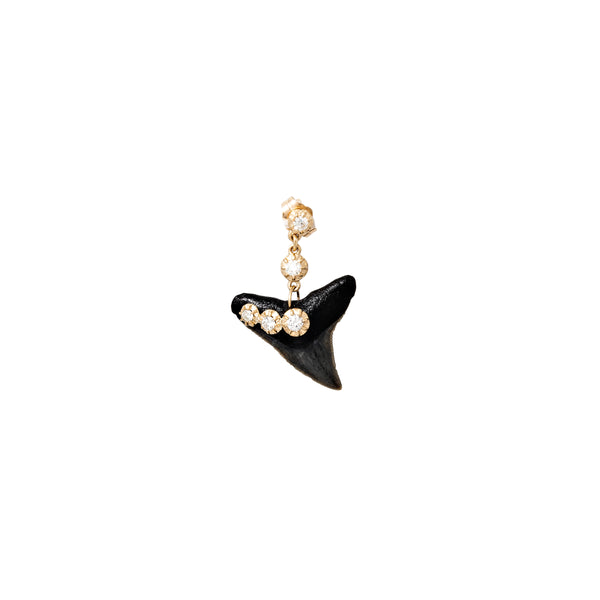 jacquie aiche 5 SOPHIA DIAMOND SHARK TOOTH DROP STUD EARRING