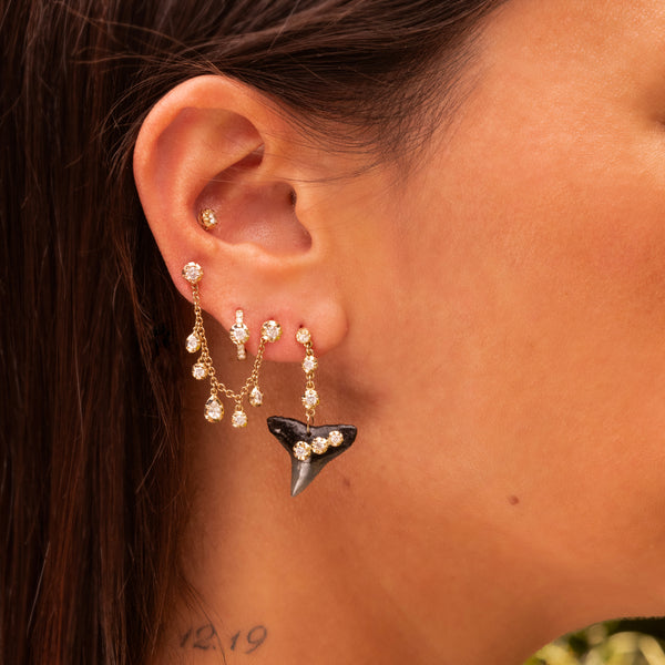 Jacquie Aiche 6 SOPHIA DIAMOND SHARK TOOTH DROP STUD EARRING