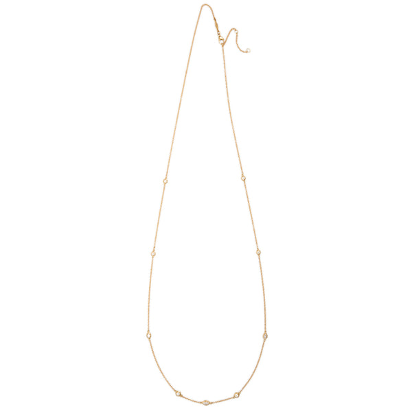 Jacquie Aiche 9 Round + Marquise Sophia Diamond Belly Chain